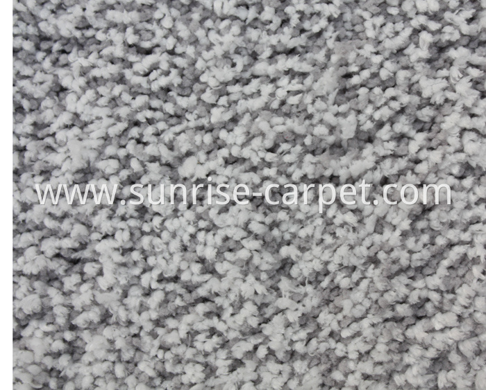 Microfiber Shaggy Rug Grey mix color